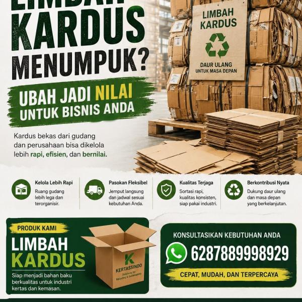 Mengapa Kardus Bekas Menjadi Material Penting bagi Industri Daur Ulang?